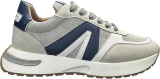 Alexander Smith Sneakers, male, Gray, Size: 9 US Polyester Sneakers, Leather Composition, HYM 3088 GBL