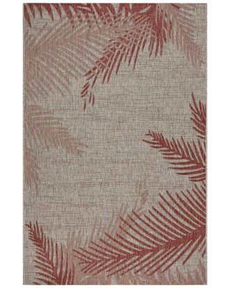 LR Home Lr Home Coastal Floral Indoor/Outdoor Performance Area Rug
