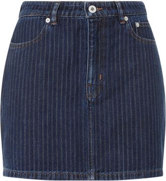 Kenzo denim mini skirt - women - Cotton - 25 - Blue
