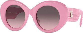Burberry BE4370U MARGOT 40295M Womens Sunglasses Pink Size 49