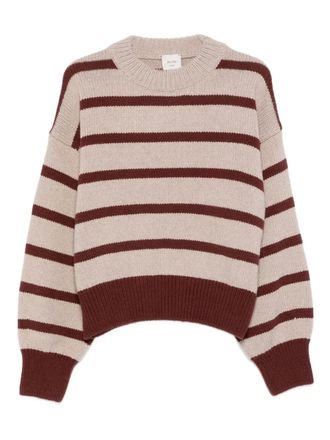 Alysi striped sweater - women - Cashmere/Merino - S - Neutrals