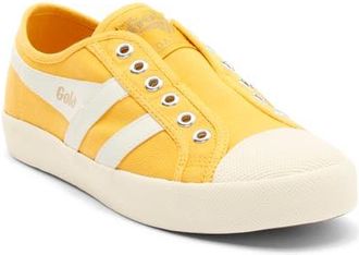 Gola Coaster Slip-On Sneaker in Sun/Off White at Nordstrom, Size 10
