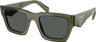 Prada PR A06S 25A40L Mens Sunglasses Green Size 50