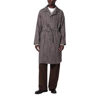 Tagliatore Salomon Jas - Heren - Jas met riem - Bruin - L - Wol - Jassen