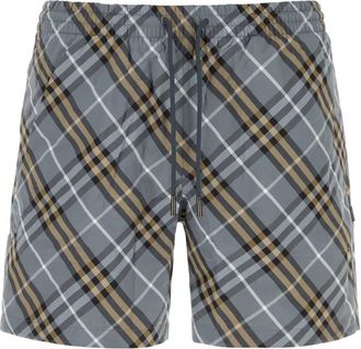 Burberry Multicolor Check Swim Short