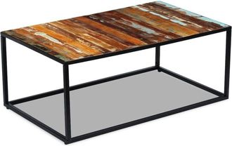 vidaXL Coffee Table Solid Reclaimed Wood 100x60x40 cm vidaXL