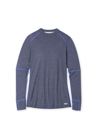 Stio Womens Basis PeakWool Lightweight Crew LS
