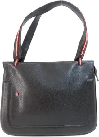 Bally Pre-owned Handbags, female, Black, Size: ONE SIZE Pre-owned Leather handbags