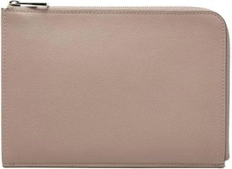 Louis Vuitton Pre-owned Pochette Jour - Dames - Vintage Clutch - Beige - ONE Size - Leer - Vintage