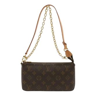 Louis Vuitton Pre-owned Canvas Schoudertas - Dames - Pre-owned - Bruin - Maat: ONE Size