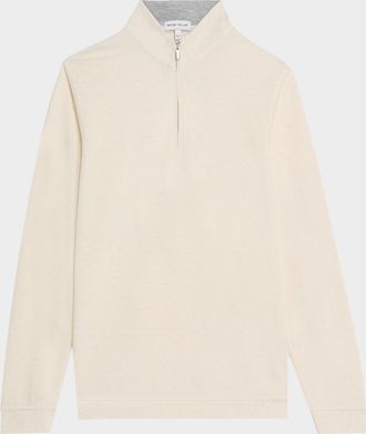 Peter Millar Men & apos;s Crown Comfort Quarter-Zip Pullover Sweater
