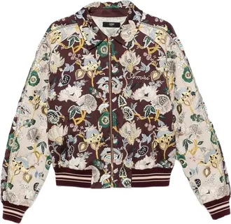 Amiri Floral-embroidered Bomber Jacket