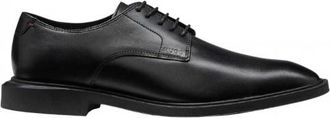 HUGO BOSS Hugo Heren Gryff Leren Derby Schoenen (Zwart)
