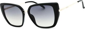 Guess GF6199 01B Womens Sunglasses Black Size 56