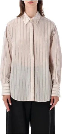 Sessun Mujer, Blusas y Camisas, Beige, Talla: S