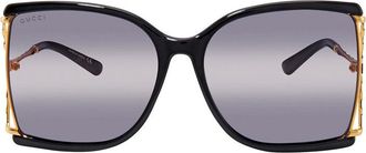 Gucci GG0592SK001 Butterfly Full Rim Sunglasses - Black