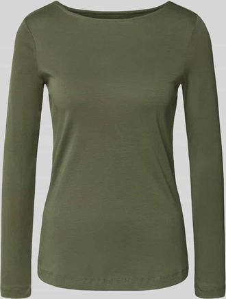 Christian Berg Longsleeve mit Rundhalsausschnitt in Oliv, Größe 34