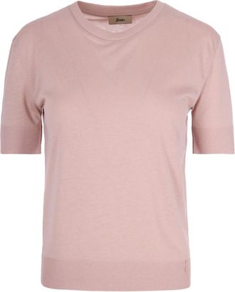 Herno T-Shirts, female, Pink, M, T-Shirts