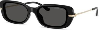 Michael Kors Mk 2228D 300587 Zonnebrillen - Dames - Zonnebrillen - Zwart - 57 MM - Accessoires