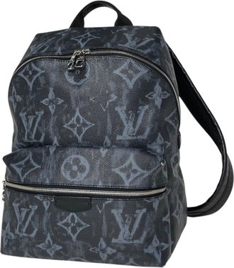Louis Vuitton Black Noir Monogram Backpack (Pre-Owned)