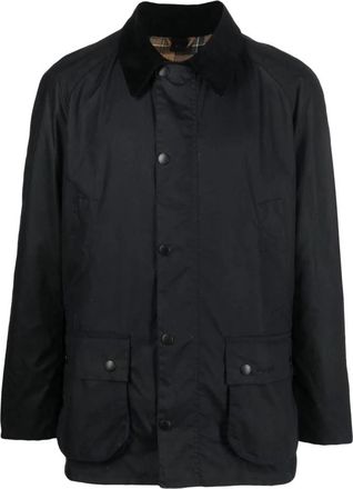 Barbour Ashby Wax Jacket - Heren - Zomerjassen - Zwart - S - Jassen