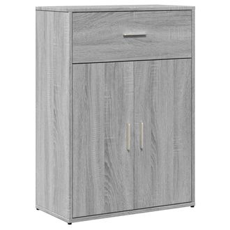 vidaXL Aparador Madera De Ingenier&iacute;a Gris Sonoma 60x30x84 Cm Vidaxl