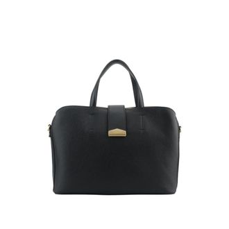 Pourchet Tassen, Dames, Zwart, ONE Size, Leer, Cavalcade