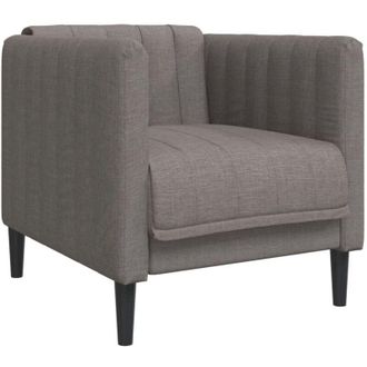 vidaXL Sill&oacute;n De Tela Gris Taupe Vidaxl