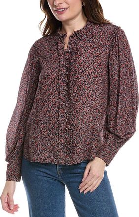 Rebecca Taylor Wren Fleur Silk Blouse