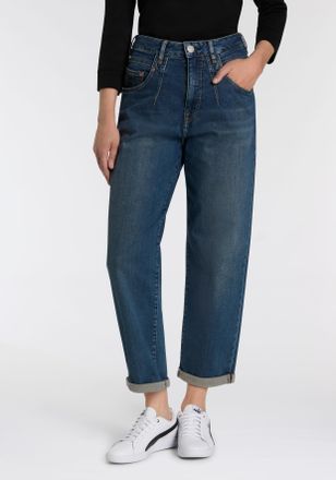 Herrlicher High-waist-Jeans HERRLICHER Brooke Denim, Damen, Gr. 26, N-Gr, gusty, Denim/Jeans, Obermaterial: 97% Baumwolle, 3% Elasthan, loose fit 7/8-L&auml;nge, Jean