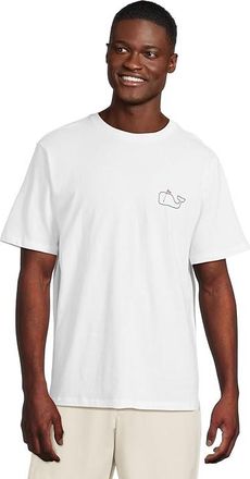 Vineyard Vines Golf Flag Short-sleeve T-Shirts Mens T Shirt White Cap : LG, Cotton