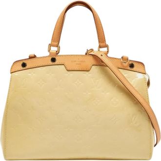 Louis Vuitton Tweedehands leren Louis Vuitton tassen - Dames - Vintage Shopper - Geel - ONE Size - Vintage