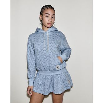 Converse Womens Chuck Floral Hoodie in Clear Skies at Nordstrom, Size Xx-Large