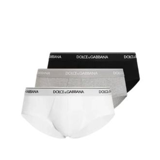 Dolce & Gabbana Brando Briefs 3-Pack - male - Dolce & Gabbana - Underpants - Multicolor - XL - Underwear