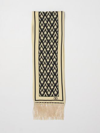 Valentino Garavani Sciarpa in twill di seta con stampa monogram