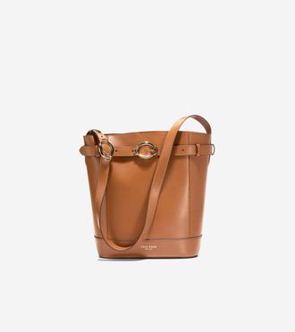 Cole Haan Womens Alexandria Bucket Bag - Brown