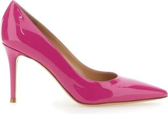 Gianvito Rossi Pink Slip On Pumps