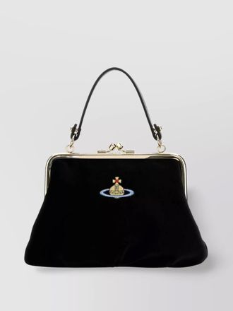 Vivienne Westwood velvet handbag gold-tone hardware