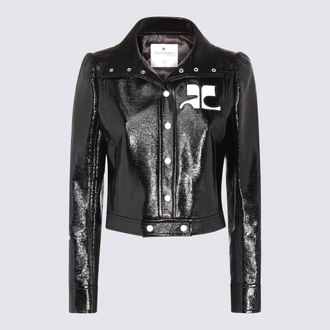 Courrèges Jackets Blacks And Greys-Donna