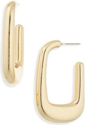 Cara Geometric Hoop Earrings in Gold at Nordstrom Rack