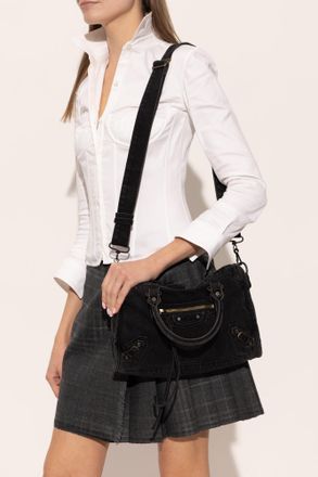 Balenciaga Handbag Le City Small, Womens, Black