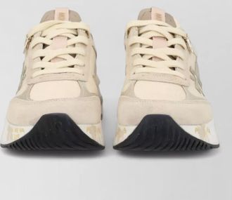 Premiata leather low-top sneakers