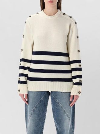 J.W.Anderson wool striped buttoned jumper