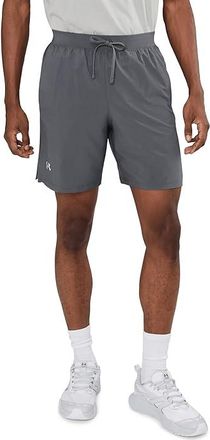 Under Armour 7 Launch Run Unlined Shorts Mens Shorts Castlerock/Castlerock/Reflective : 2XL 7, Polyester