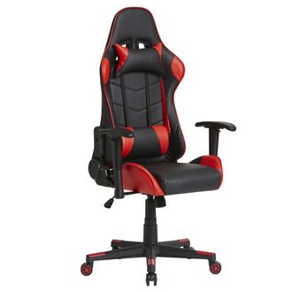 HOMN Sill&oacute;n de oficina profesional rojo, inclinaci&oacute;n y altura regulable
