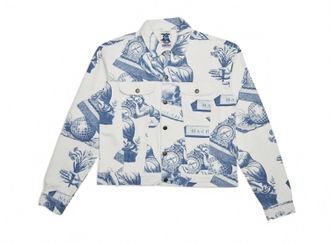 Deus Womens Dream Machine Jacket In Indigo