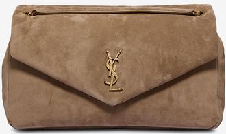 Saint Laurent Schultertasche aus Wildleder Calypso Large