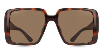 Gucci GG1692SA Asian Fit 002 Womens Sunglasses Tortoiseshell Size 54 - Free RX Lenses - Free RX Lenses