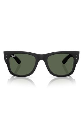 Ray-Ban Mega Wayfarer Liteforce 50mm Square Sunglasses in Sand Black at Nordstrom