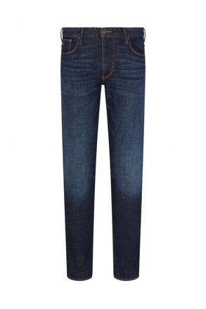 Emporio Armani DISTRESSED DENIM JEANS Size: 32-32, colour: BLUE